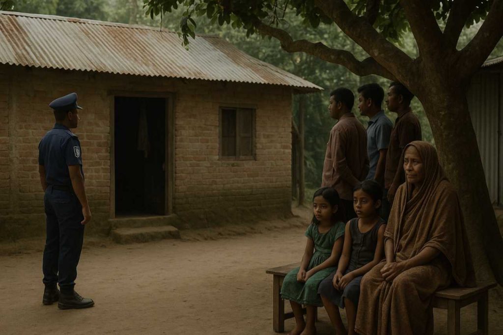 Dinajpur's rescue The Body Of The Housewife Hanging From the Father's House