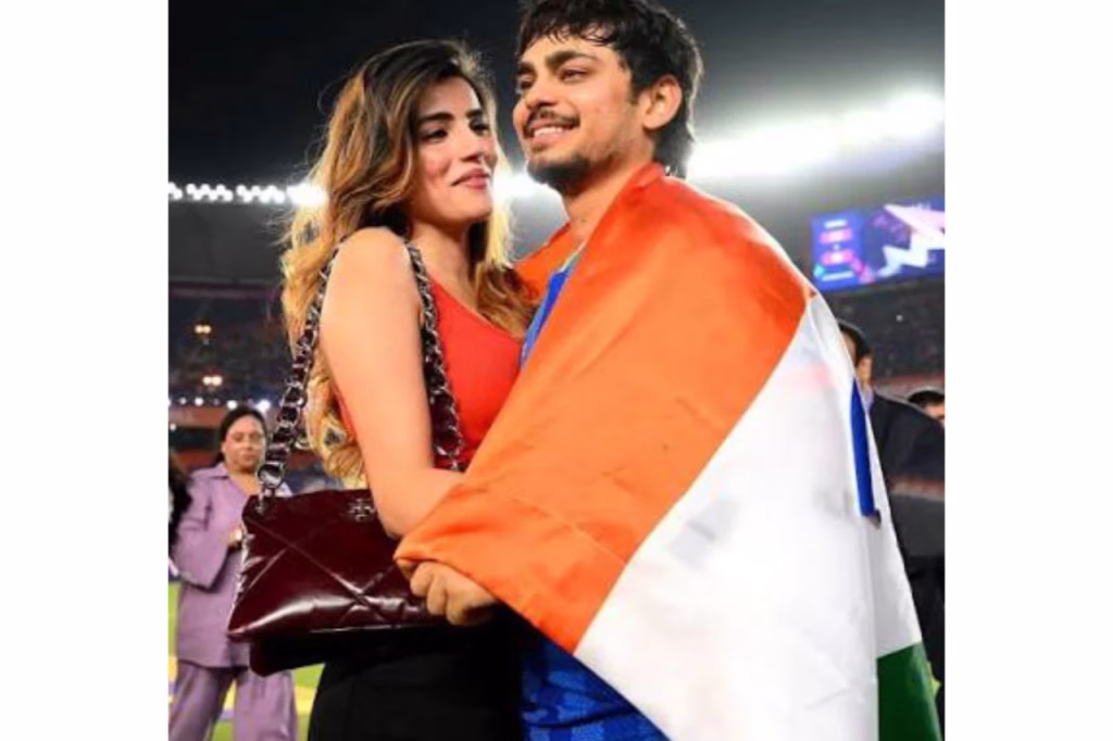 Aditi Hundia with ishan Kishan in the joy of winning the world! Who was with the Indian cricketers?